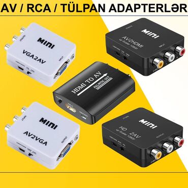 instax mini 12 qiymeti: AV/RCA/Tülpan Adapterlər ⭐AV to VGA – 15 AZN ⭐AV to HDMİ – 12 AZN