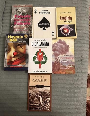 kitab satisi: Kitab dəsti – müxtəlif janrlarda 17+ adda nəşr 2ci əl kitablar — 2