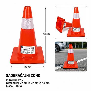 KMT Saobraćajni čun 2008749 Opis: Saobraćajni čun za jasno