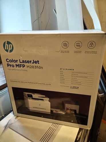 printer: HP Color LaserJet Pro MFP M283fdn modeli yüksək performanslı rəngli