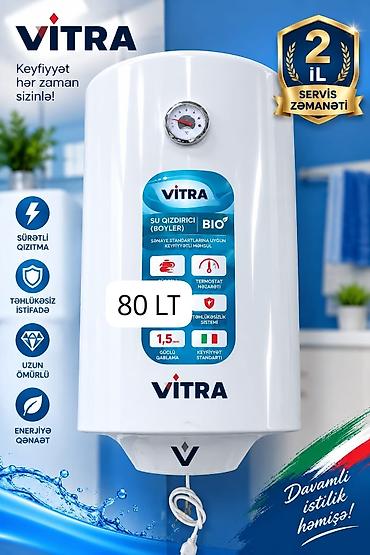 Ariston 80 l, Yeni, Kredit yoxdur, Pulsuz çatdırılma, Rayonlara çatdırılma