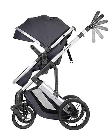 biciklisticki: KIKKA BOO Darling – premium 3u1 kolica sa I-Size auto sedištem, dark — 4