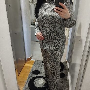 zenski kompleti sako i pantalone novi sad: 2XL (EU 44), 3XL (EU 46), Leopard, krokodil, zebra, bоја - Šareno