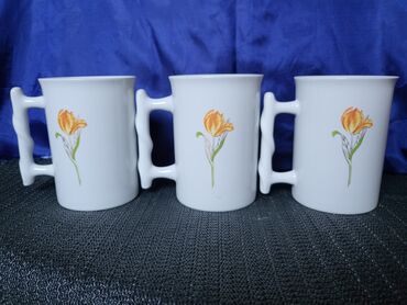 Čaše: Solje nove,vintaz weimar porcelan Nemacka. Komada 3 u ceni. lep — 2