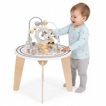 topmove kofer: Drveni 5u1 edukativni interaktivni sto za decu – ECOTOYS Šifra — 3