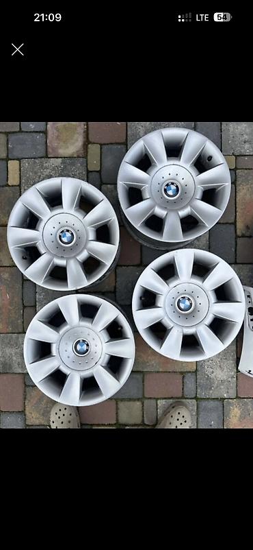 Литые Диски R 15 BMW, Комплект, отверстий - 5, Б/у