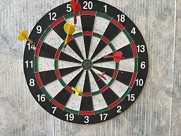 İdman oyunları: Dart taxtası və oxlar dəsti - Standart ölçülü, dairəvi dart taxtası — 1
