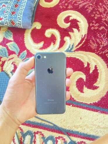 айфон xr цена в бишкеке 128 гб бу: IPhone 7, Колдонулган, 32 ГБ, Кара, Каптама, 100 %