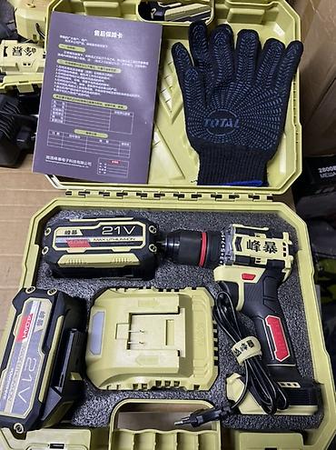 Шуруповерты: Аккумуляторные дрели‑шуруповерты . Доставка по г.Бишкек бесплатно🚚✅ — 22