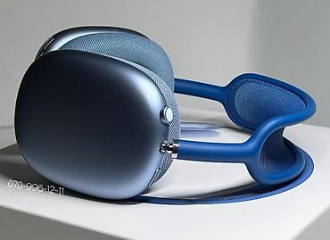 airpods qulaqcıq: Yeni Simsiz (Bluetooth) Qulaqcıqlar, Apple, rəng - Göy — 2