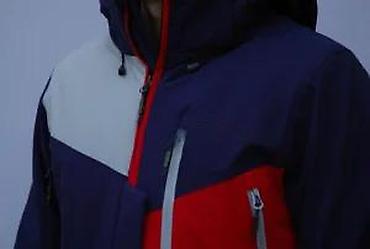 Odeća za skijanje: Ski/snowboard jakna – muški model, trobojna (tamno plava, crvena — 21