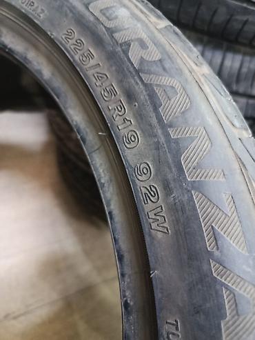 turan: Шины 225 / 45 / R 19, Лето, Б/у, 1 шт, Легковые, Япония, Bridgestone — 1