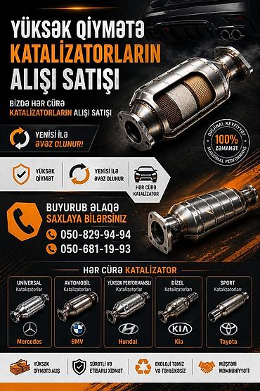 telefon satiwi: Məhsul/xidmət: Avtomobil katalizatorlarının alışı və satışı Təsvir: - — 1