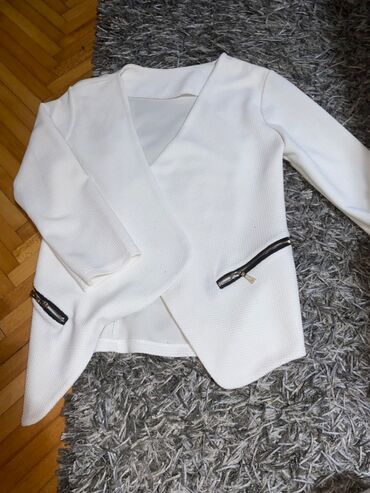 beli kompleti sako i pantalone: M (EU 38), One size, Jednobojni