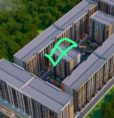 купить квартиру без посредников от хозяина: 2 комнаты, 54 м², Элитка, 6 этаж, ПСО (под самоотделку)