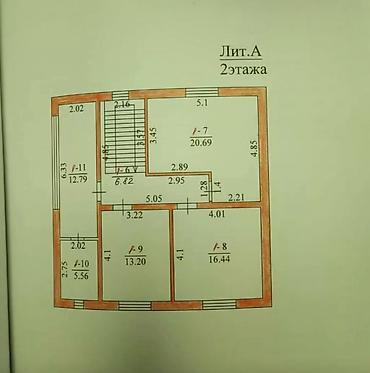 Продажа коттеджей и домов: Продается 2-х уровневый дом в Ж/М Биримдик-Кут, 9-я улица. Площадь — 26