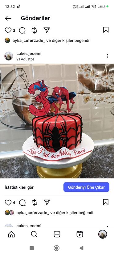 Tortlar: Xüsusi dizayn tortlar – fərdi sifarişlə hazırlanır - Tematik — 6