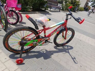 Uşaq velosipedləri: Yeni Dörd təkərli Uşaq velosipedi 12", sürətlərin sayı: 1, Ünvandan götürmə, Ödənişli çatdırılma, Rayonlara çatdırılma — 11