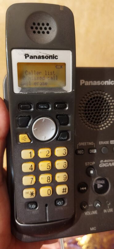 ev telefonu olmadan wifi: Stasionar telefon Panasonic, Simsiz, İşlənmiş, Ünvandan götürmə