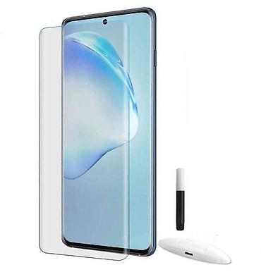 samsung galaxy fold2: Защитное стекло Samsung Galaxy S10 Plus. гнутое + лампа + клей — 1