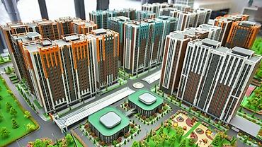 Продажа квартир: 1 комната, 57 м², 11 мкр Элитка, 5 этаж, ПСО (под самоотделку) — 3