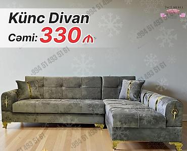 Divanlar: Künc divan, Yeni, Açılan, Bazalı, Parça, Rayonlara çatdırılma — 1