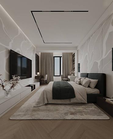 альбатрос: 3 комнаты, 107 м², Асанбай мкр Элитка, 8 этаж, Дизайнерский ремонт — 3