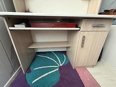 study table: Компьютерный стол, Б/у, С полками — 2