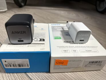 Другие аксессуары для компьютеров и ноутбуков: Продается зарядное устройство компании Anker на 45w и 30w original