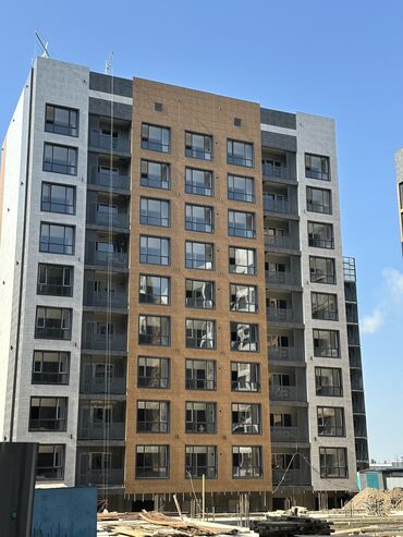 недостроенные дома в бишкеке: 1 комната, 54 м², 108 серия, 8 этаж, ПСО (под самоотделку)