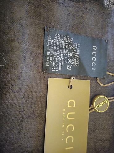 Другая женская одежда: Tamamilə yeni şərf / şal GUCCI (İpək / Yun), İtaliya İtaliyanın — 3