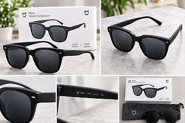 xiaomi glasses: Солнцезащитные очки очки, Унисекс, Квадратные, Новый — 1