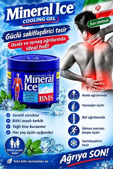 İran🇮🇷 istehsali 💯 orginal mi̇neral i̇ce gel. Mi̇neral terki̇bi̇