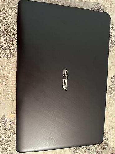asus çanta: ASUS noutbuk (qara korpus, fırçalanmış metal effektli qapaq) — 1