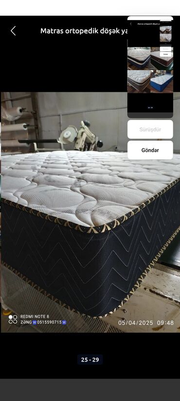 Matraslar: Yeni, Ortopedik matras, İki nəfərlik — 10