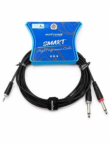 Минидиск-плееры: RoxTone Professional Audio Cable – 3 m / 10 ft - Bağlantı: 3.5 mm — 2