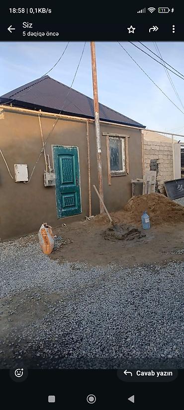 Həyət evləri və villaların satışı: Satılır: kiçik həyətyanı sahəsi olan təkmərtəbəli yarımçıq tikili — 1