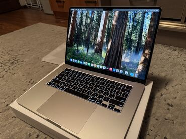 видеокариа: Ноутбук, Apple, 16 ГБ ОЗУ, Apple M3, 15 ", Б/у, Для работы, учебы, память SSD