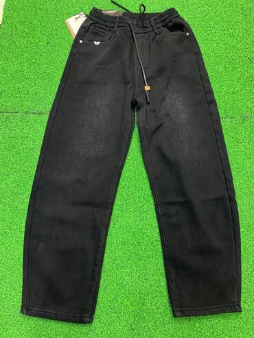 Джинсы: Джинсы мужские, свободный крой. Варианты: - Серый деним с эффектом — 3