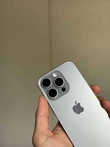 номера телефон: IPhone 15 Pro, Б/у, 128 ГБ, Natural Titanium, Коробка, 90 %