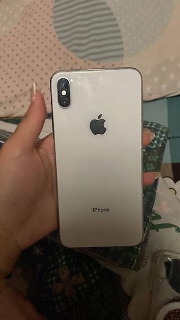Apple iPhone: IPhone X, Б/у, 64 ГБ, Белый, Чехол, 83 % — 2
