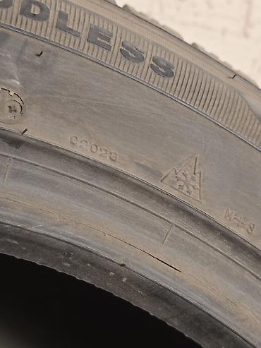 Унаа: Шиналар 205 / 55 / R 16, Кыш, Колдонулган, Жеңил унаалар, DUNLOP — 2