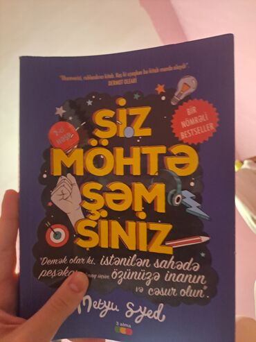 Bu kitab istənilən sahədə özünüzə inanmağın və cəsur olmağın