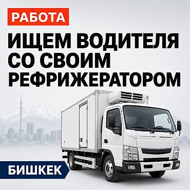 водитель экспедитор: Водитель с личным рефрижератором (спарка, грузоподъемность от 3.5 т) — — 1