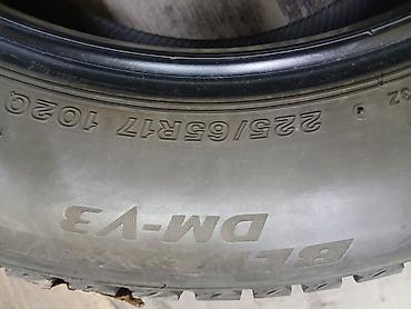 кил: Шины 225 / 65 / R 17, Зима, Б/у, Комплект, Легковые, Япония, Bridgestone — 2