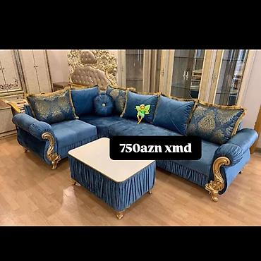 firuzeyi reng divan: Yeni, Künc divan, Qonaq otağı üçün, Açılmayan — 1