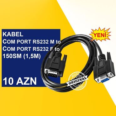dell notebook adapter: Kabel “COM Port RS232 female to RS232 male 1,5m” ⭐COM Port RS232 male
