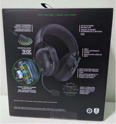 Наушники: Полноразмерные, Razer, Новый, Беспроводные (Bluetooth), Для занятий спортом — 10