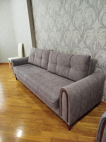 Qonaq otağı üçün rahat 3-yerlik divan - Rəng: boz (daş effekti ilə) lalafo.az -da Qonaq otağı üçün rahat 3-yerlik divan - Rəng: boz (daş effekti ilə)