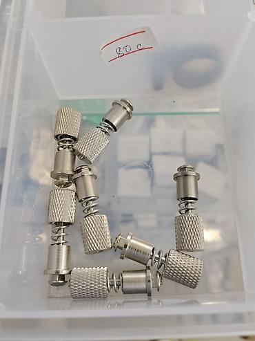 Быстросъёмные винты с накатанной головкой и пружиной (metal knurled at lalafo.kg Быстросъёмные винты с накатанной головкой и пружиной (metal knurled